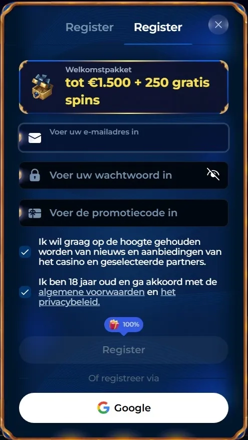 Registratie & Inloggen
